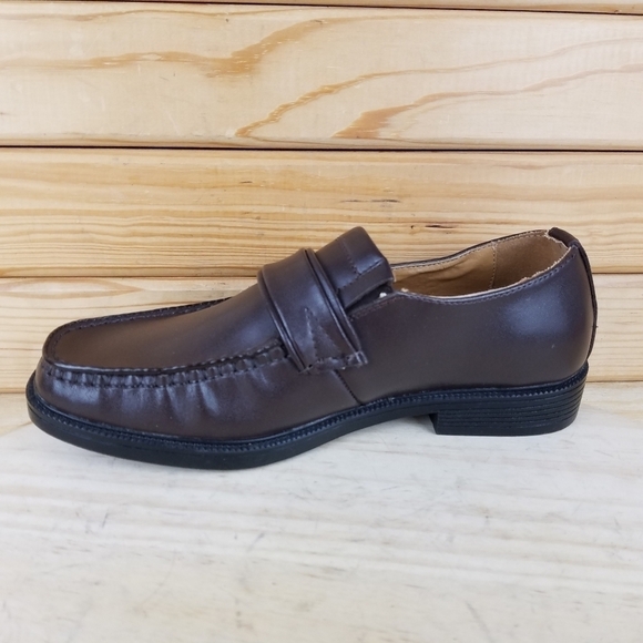 Men's Haband Loafers Executive Division Brown Leather Slip On Shoes Size 7 D - Picture 8 of 10